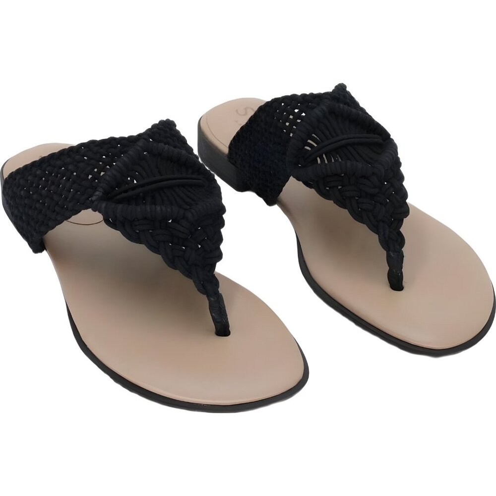 Soul Naturalizer Black Woven Crochet Sandals — Women's US 7 W